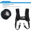 PULUZ DSLR Camera Dual Shoulder Strap Harness with Quick Release, Soft Padded Decompression Foam Adjustable Belt 3