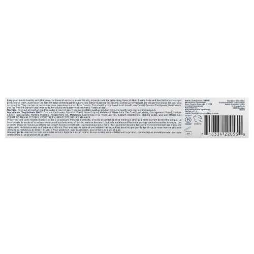 Desert Essence, Τσάι Τσάι Οϊλ Τoothpaste, Mint, 6.25 oz (176 g) 2