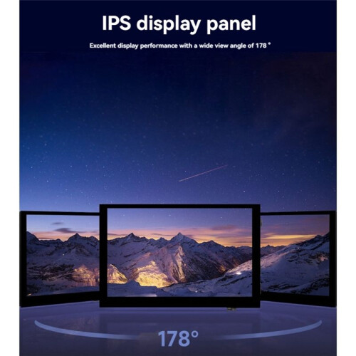 5inch Capacitive Touch Screen HD IPS 1024x600 -Compatible Interface for RPi/Jetson Series Motherboard/PC Screen 2