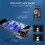 200X Magnification Microscope Lens Mobile LED Light Micro-Type Pocket Macro Lens for Ios Android All Smartphones,White 2