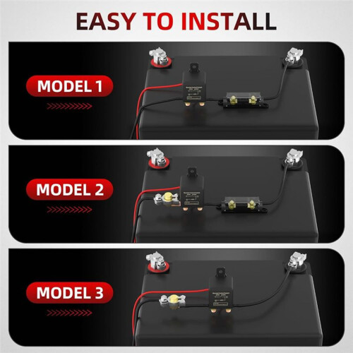 Remote Battery Disconnect  12V 250A Wireless Remote Control Battery Disconnect  Dual Remote Control