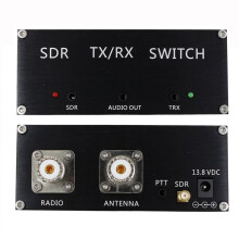 160MHz 100W Antenna Sharer SDR Transceiver Box Aluminum Alloy Case EU Plug