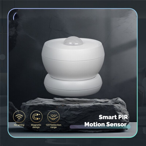 Tuya Zigbee  PIR Sensor Human Body Infrared Motion Detector with Magnetic Base Home Security Automation 2