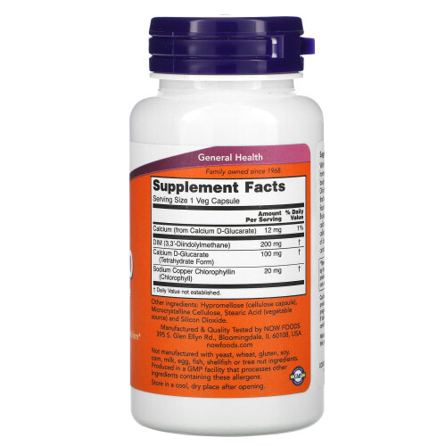 NOW Foods NOW Foods, DIM 200, 90 Veg Capsules 1