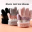 Kinder-Strickhandschuhe, warme Fäustlinge, 3 Paar 2