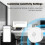 Tuya ZigBee  Vibrationssensor Echtzeitüberwachung Tür-/Fenstererkennung Alarm  Security Protection System 9
