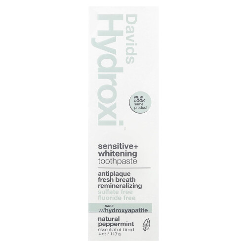 Davids, Hydroxi, Τoothpaste για Ευαίσθητο Δέρμα, Φυσική Μύρωμα Πεπερνής, 4 oz (113 g) 1