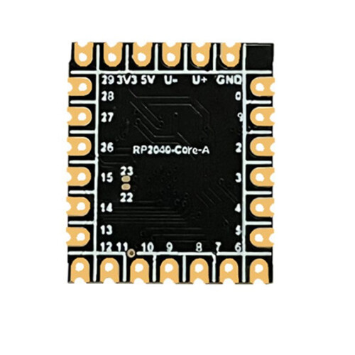 For Raspberry Pi  Stamp Hole Development Board RP2040-Core-A RP2040 Multifunction Dual Core Processor,C 2