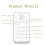 Wireless Touch Keypad Lock 433Mhz Frequency Ev1527 Weapon Code Unlock Security System Code RFID Connected Alarm Center 5