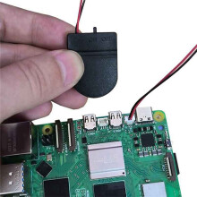 For Raspberry Pi 5/5 Generation RTC Clock Module Battery JST Interface Powered Real Clock Rechargeable RTC Battery
