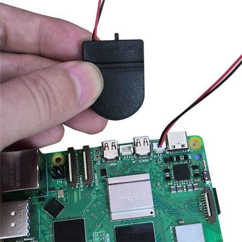 For Raspberry Pi 5/5 Generation RTC Clock Module Battery JST Interface Powered Real  Clock Rechargeable RTC Battery