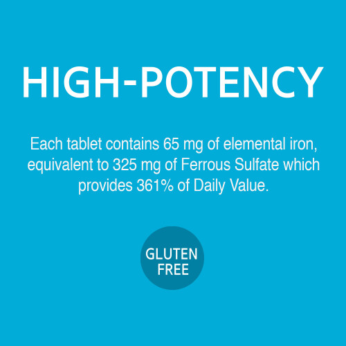21st Century, Żelazo, 65 mg, 120 Tabletek 2