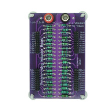 Scheda Induttore Programmabile Standard E12 da 40 Valori da 1uH A 2,2mH con Prese A Banana da 4 mm Scatola di Sostituzione 'Induttanza