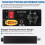 50W Shortwave Power Amplifier with 4-Gear LPF Automatic Transmit & Receive Switching Compatible with Multiple Protocols 6