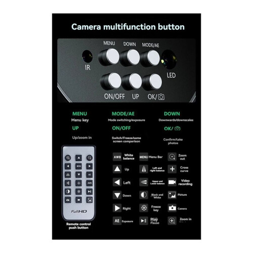 MOS -Compatible Digital Stereo Microscope Camera for PCB Soldering 4K Image Sensor Industrial Video Camera 51MP 2