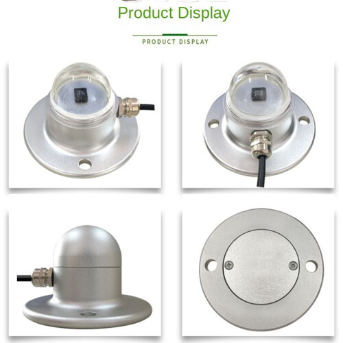 Total Solar Radiation Sensor Transmitter Illuminometer Reflection Radiometer Detector Outdoor RS485 Output 2