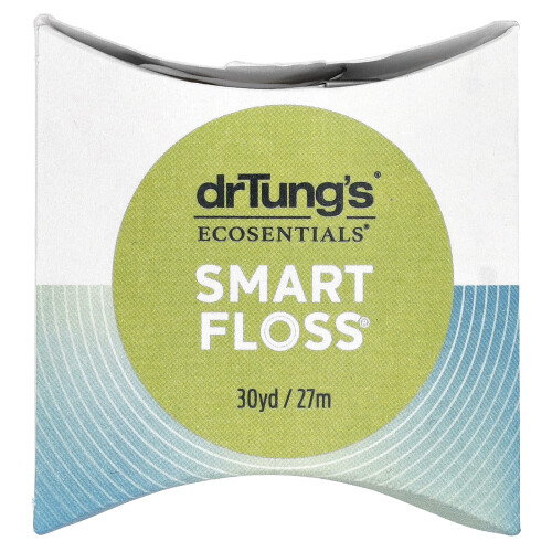 Dr. Tung's, Ecosentials, Smart Floss, Φυσικό Καρδάμωμο, 30 yd (27 m) 2