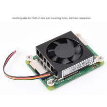 CM5-Koelventilator voor Raspberry Pi Compute Module 5 5V 3007 Laag Geluidsniveau met Warmtegeleidende Tape