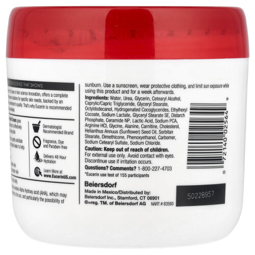 Eucerin Eucerin, Roughness Relief Creme, Parfumfri, 16 oz (454 g) 1
