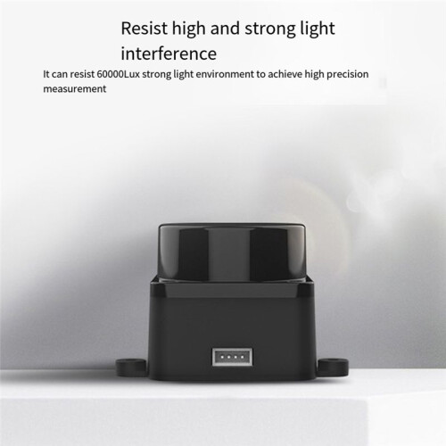 For DTOF LiDAR LD19  Kit 360 Ranging  Scanner Frequency 4500Hz Resistance TOF Flight  Ranging Sensor 2