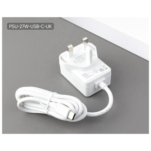For Raspberry Pi Generation 5 27W USB Type-C PD Power Supply USB-C Interface Multi-Function Power Supply with UK Plug 1