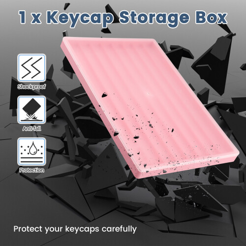 Waterproof Keycap Storage Box with Lid -for Keyboard Keycaps Display and Collection 1