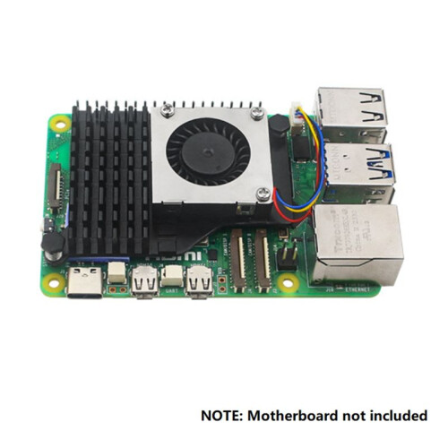 For Raspberry Pi 5 Active Cooler with Speed Cooling Fan Metal Heatsink Radiator 2
