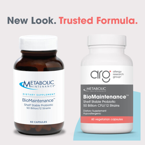Metabolic Maintenance, BioMaintenance, Shelf Stable Προβιοτικό, 60 Φύλλα 2