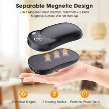 Hand Warmers Rechargeable, Electric Reusable Hand Warmer, Portable Hand Warmers Pocket Heater