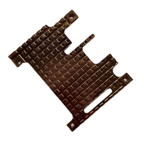 For Raspberry Pi 3B Pure Copper Heatsink Protective Case Passive Cooling Protective Shell Metal Enclosure for RPi 3B 2