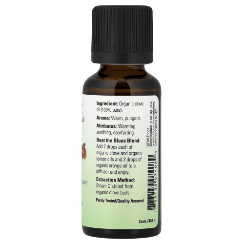 NOW Foods NOW Foods, Οργανικά Βασικά Ελαιόλαδα, Κλωνό, 1 fl oz (30 ml) 1