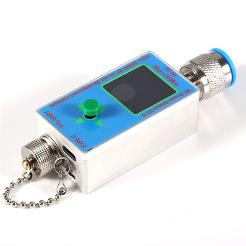V7.0 RF Power Meter 10GHz Power Detector 30dBm Max Input N-Type Connector USB-C Port 2