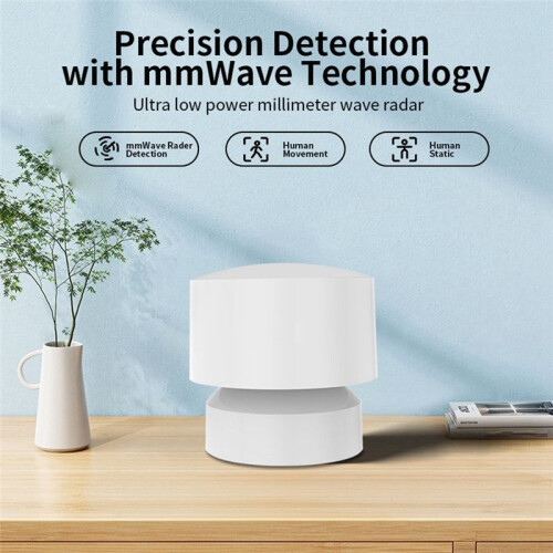Human Presence Detector Tuya Sensor Home Ultra Low Power Millimeter Wave  Breathing Motion Detection ZIGBEE 2