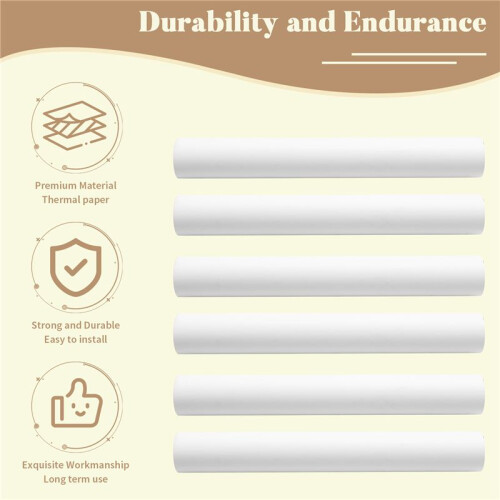A4 Thermal Paper Rolls 10-Pack, 210x30mm, Wrong Question Printing Paper, Printers Printing Paper 2