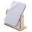 High Definition Makeup Mirror Wooden Rotatable Mirror Desktop Mirror Decor 4