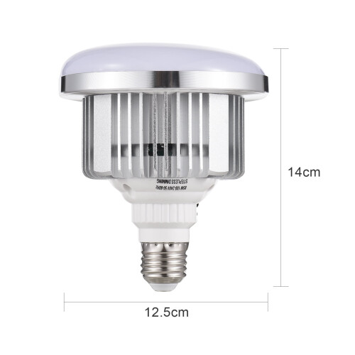 Λάμπα LED Φωτογραφίας 3200K–5500K, Βάση E27, Ρυθμιζόμενη Θερμοκρασία Χρώματος, 1