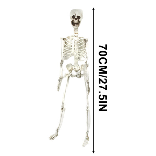 Σκελετός XIA0LE για το Halloween, 6,1 πόδια, προσαρμοζόμενοι σκελετοί ενηλίκων ανθρώπων σε 1