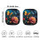 Butterfly Rose 2 τεμάχια πτυσσόμενο παρμπρίζ για αυτοκίνητο, SUV, φορτηγό – Universal, εύκολη 5