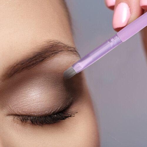 12Brushes Σετ πινέλων μακιγιάζ ταξιδιού Compact για γυναίκες, εργαλεία ομορφιάς 2