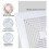Bathroom Exhaust Fan Cover with Springs 2 Pack 6