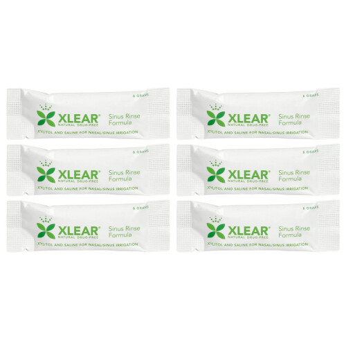 Xlear, Rinse Natural de Senos com Xilitol, 1 Kit 2
