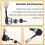 6-Wire Ignition Key Lock  for 2-5KW Gasoline Generators, Combination Start , Fits Gas Generator 7