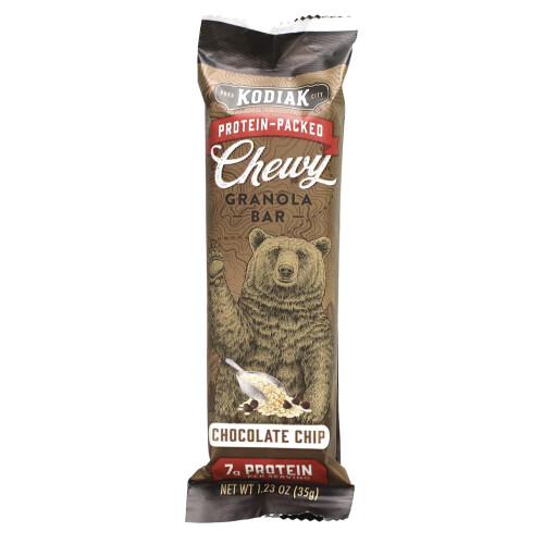 Κοδιάκ Κέϊκς, Κουνιστά Γρανόλα Μπαρς, Τσόκολα Τσιπ, 5 Μπαρς, 1.23 oz (35 g) Κάθε 2