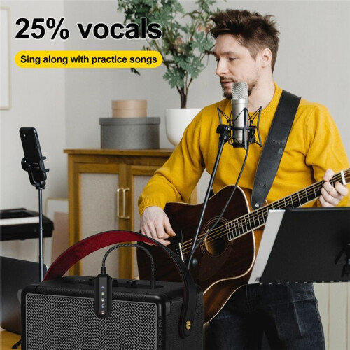 Wireless Audio Adapter with Vocal Eliminator  Receiver Aux Adapter for Karaoke Singing Practice Live Singing 2