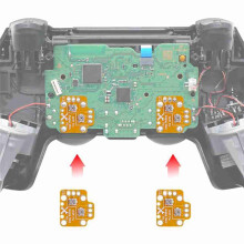 10 STÜCKE Gamepad Joystick Drift Board Controller Analog Thumb Stick Drift Fix Mod für PS5/für PS4/für One/Serie Reparaturteil, A