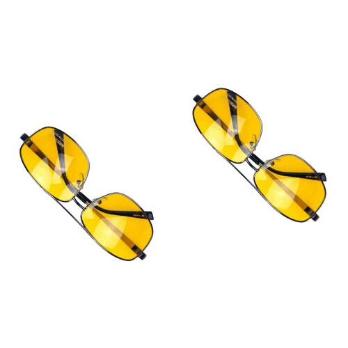 Metal Frame Polarized UV400 Driving Sunglasses 2 pcs 2