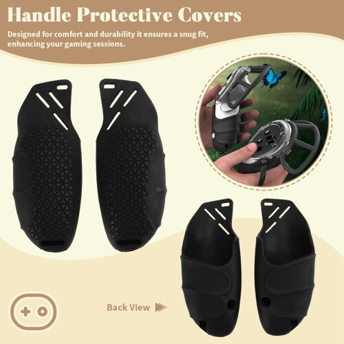 For Quest 3S Silicone Host Protective Cover with Controller Protector and Lens Cover for Quest 3S Accessories 2