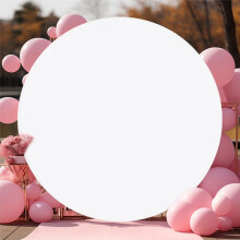 Circle Backdrop Birthday Decor Background for Photography Kids Baby Shower Supplies Portrait Cake Table Props Photo