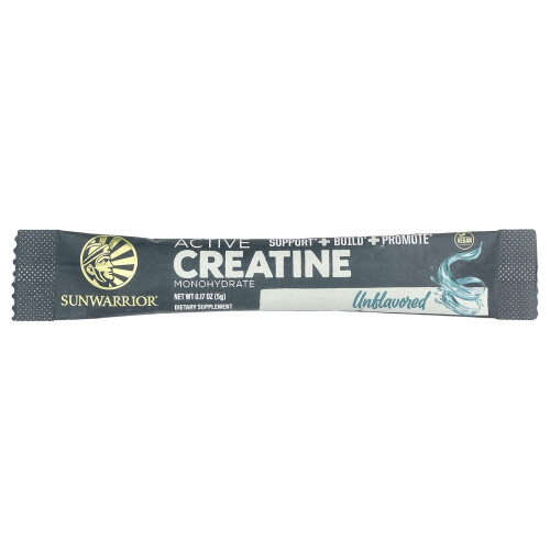 Sunwarrior, Active Creatine Monohydrate, Unflavored, 30 Packets, 0.17 oz (5 g) Each 2