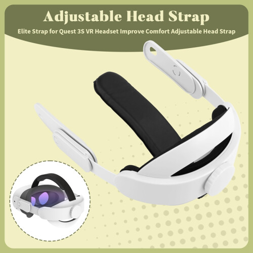 Elite Strap for Meta Quest 3S VR Headset Improve Comfort Adjustable  Strap for Meta Quest 3S Accessories B 1